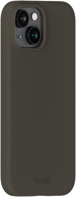 Silicone Case iPhone 15 Charcoal