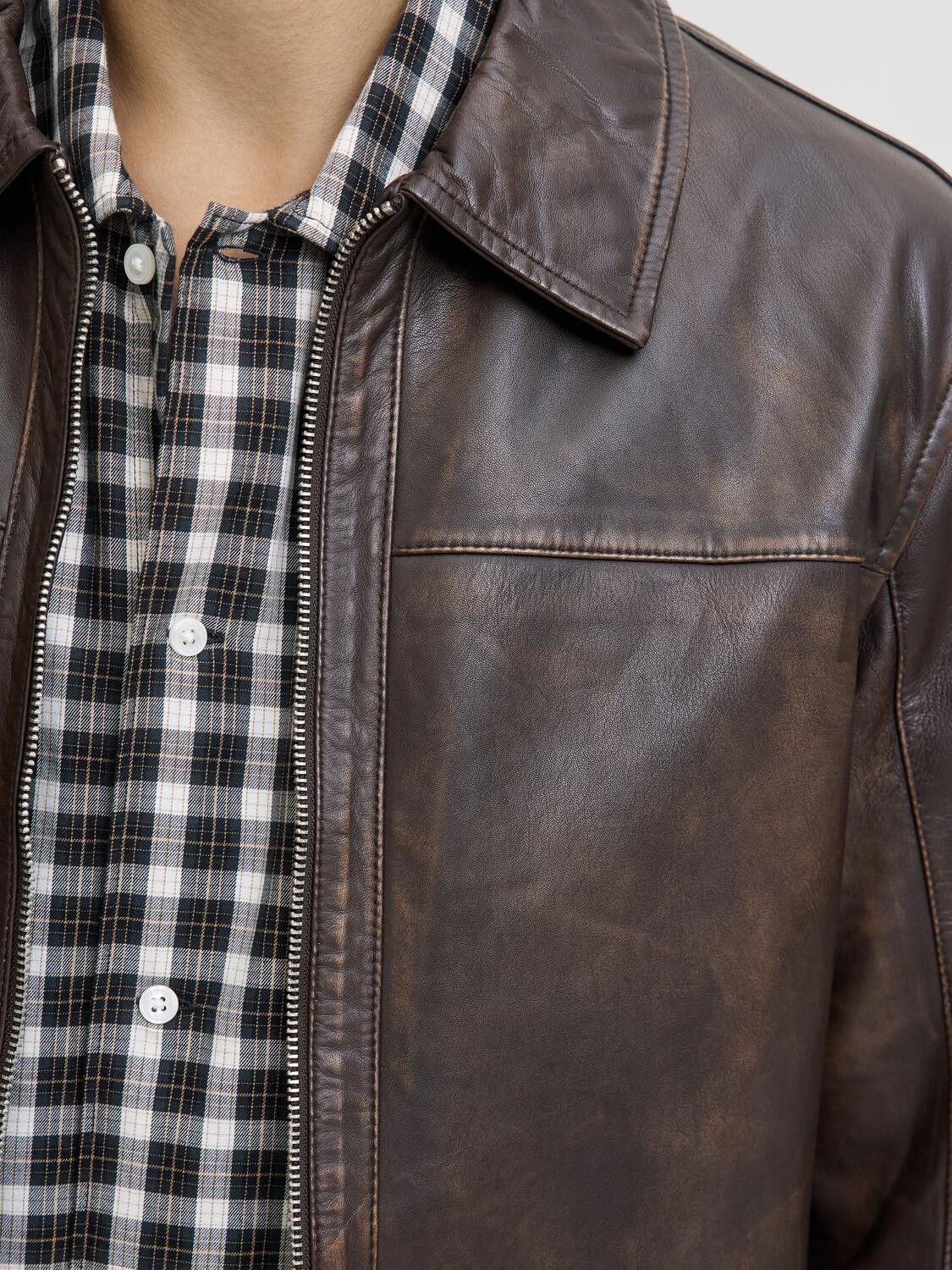 JORCLEAN LEATHER JACKET STYD AW25