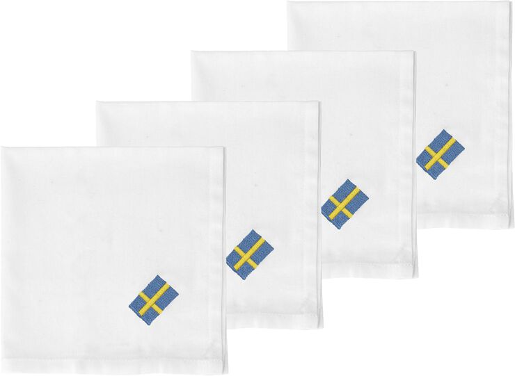 Tøyservietter 40x40 Festlig 4 stk.