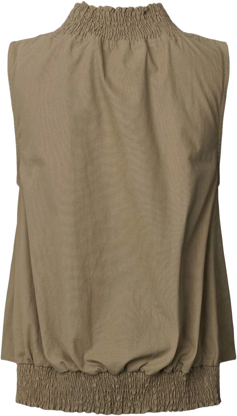 Poplin heavy shirring top - Fiola