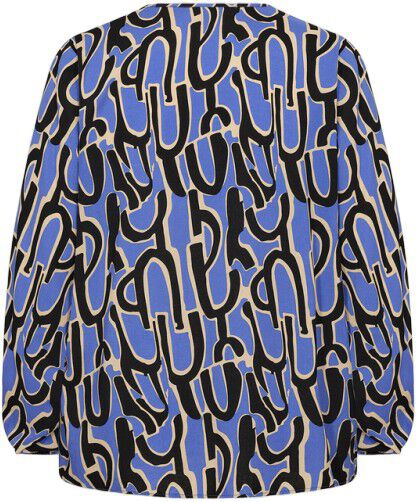 Curvy WA-VALERA 1 Bluse Bl&aring;