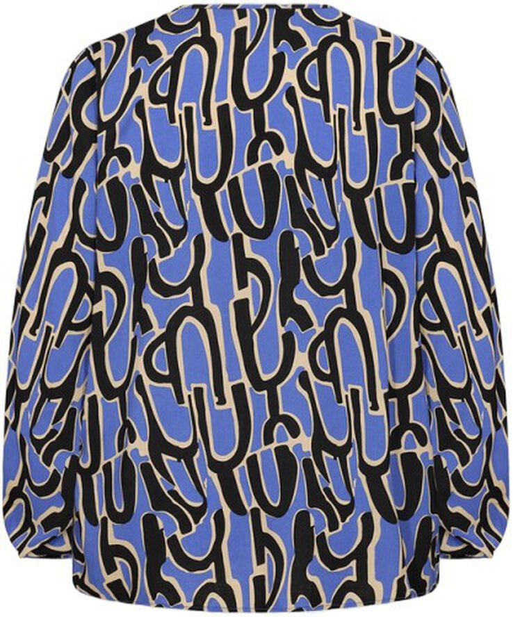 Curvy WA-VALERA 1 Bluse Blå