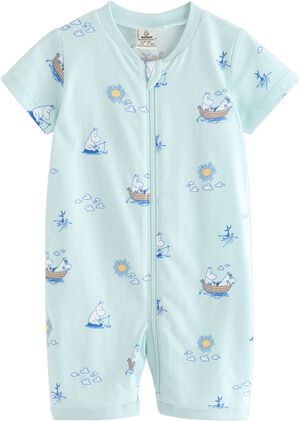 Cosy pyjama romper in soft cotton w