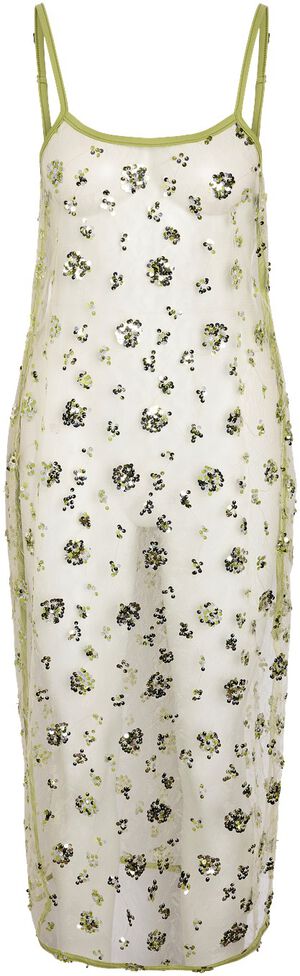 NMZIGGA S/L SEQUIN MESH DRESS