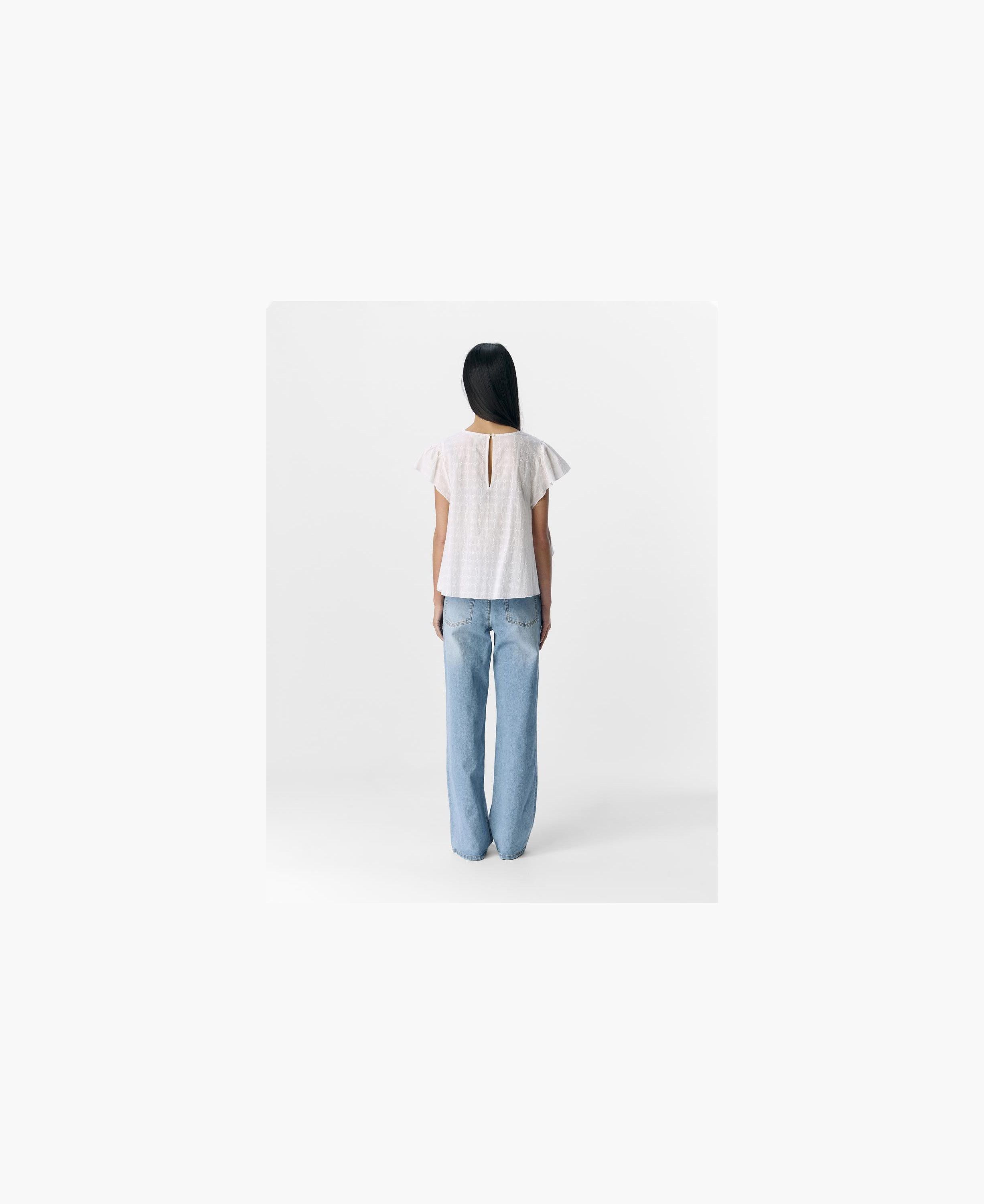 OBJBIA S/S O-NECK TOP 138