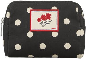 Polka Canvas Pouch Bag