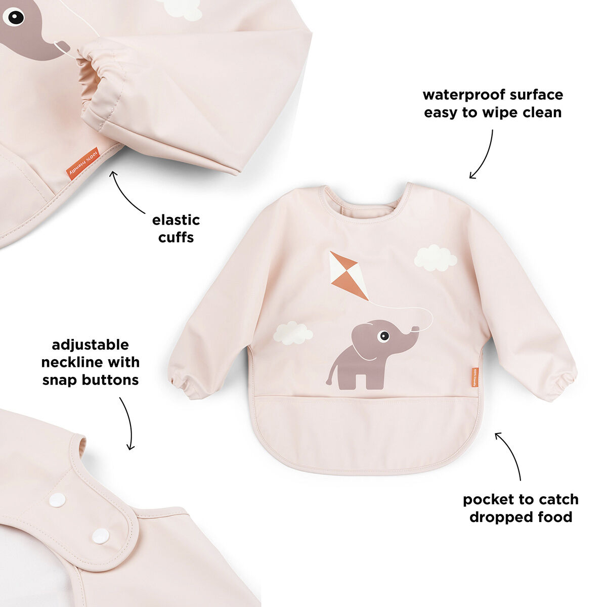 Hagesm&aelig;k m/&aelig;rmer og lomme Playground Pudder