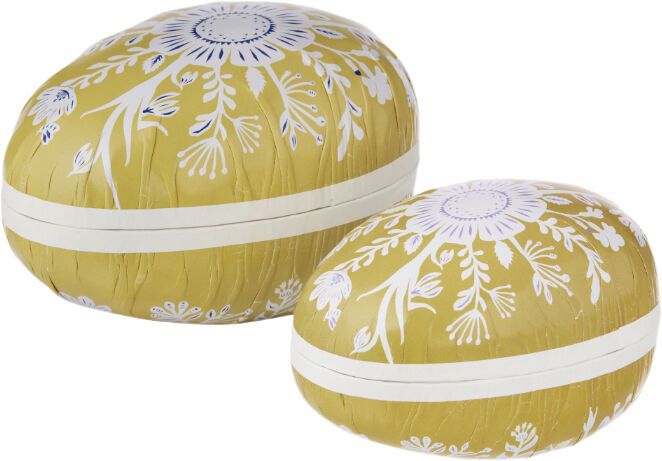 Easter Egg Box Lilia Straw S/2 sizes