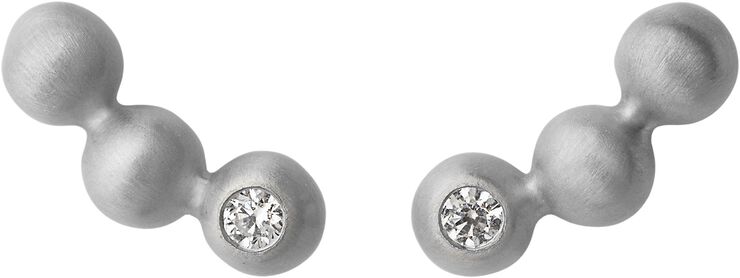 Pebbles 3 studs - silver
