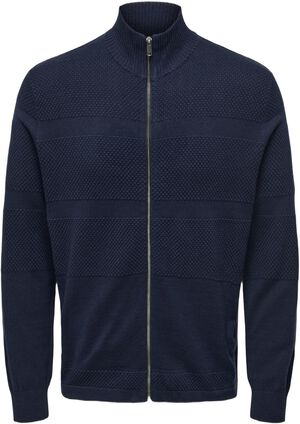 ONSMALIK REG 12 PIN ZIP CARD KNIT N