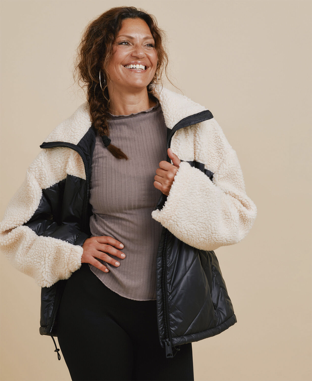 Slope Fleece Jakke - Nero