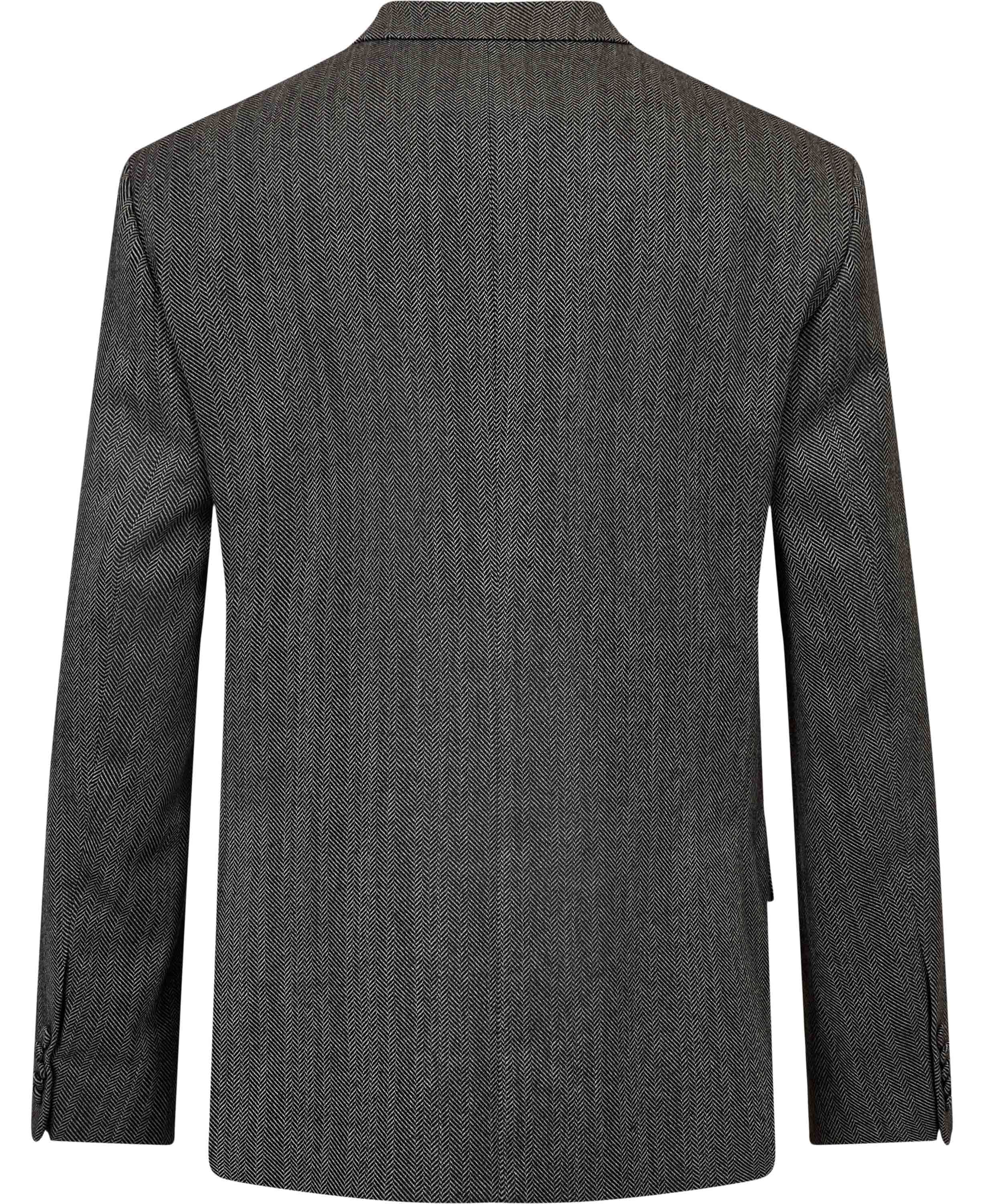 Modern-fit suit jacket in herringbone fabric