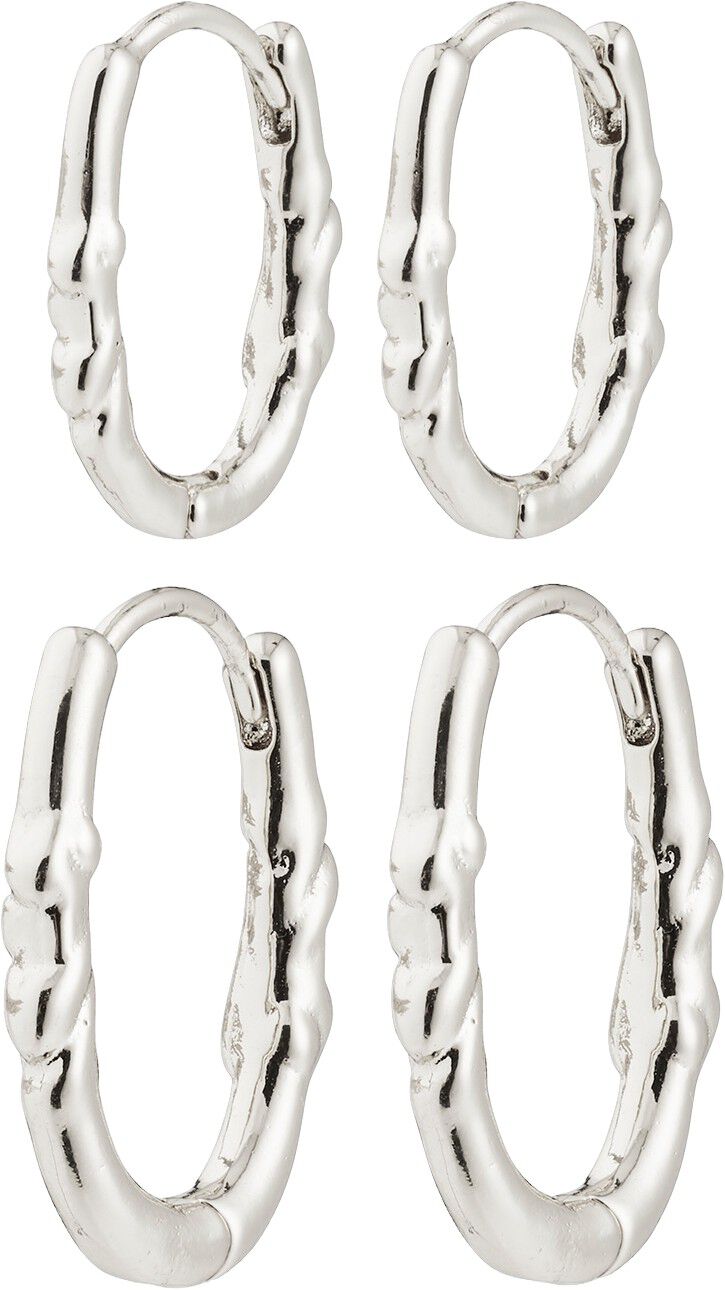 SENSE hoop &oslash;reringe, 2-i-&eacute;t s&aelig;t, s&oslash;lvbelagt