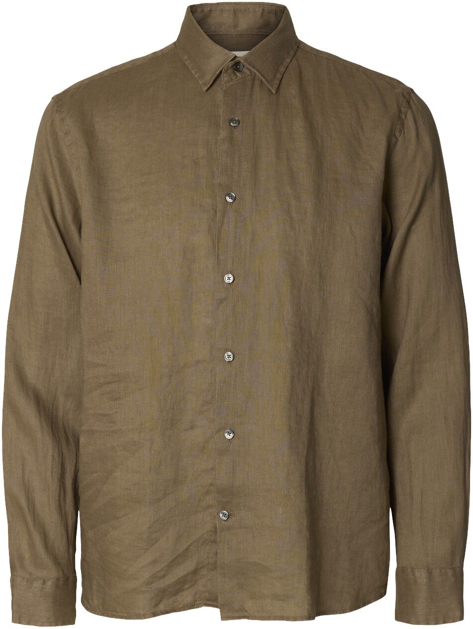 Slhregkylian Linen Ls Shirt