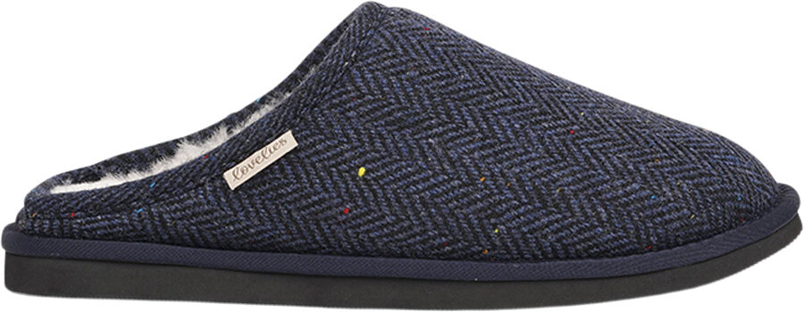 DARWIN WOOL - OPEN WOOL SLIPPERS WITH SHEARLING LINING