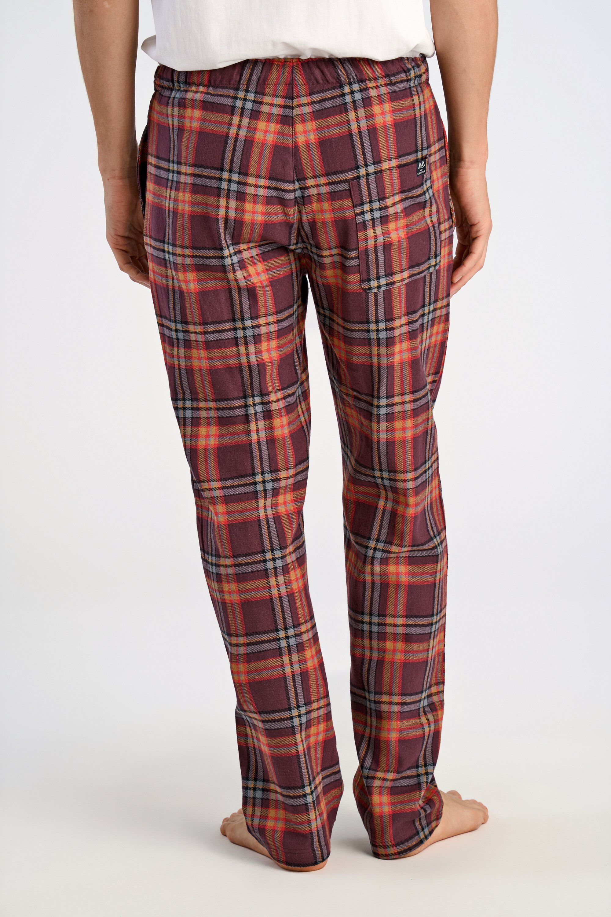 Checked brushed pyjama pants