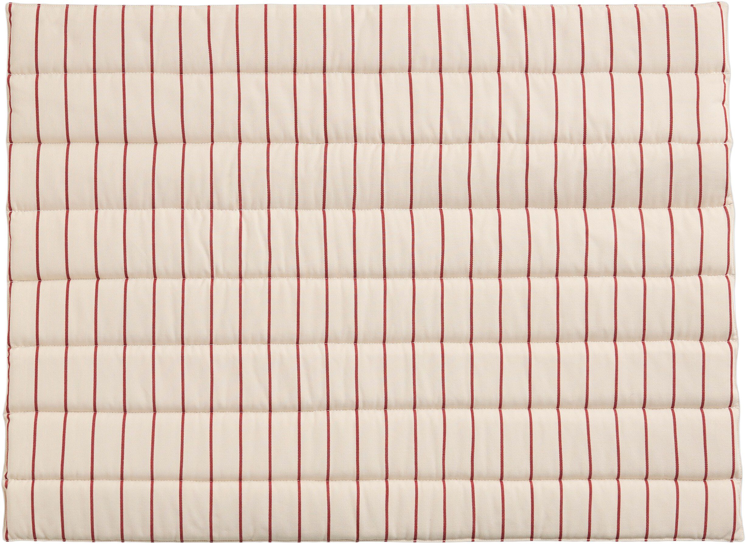 Outdoor Market Sofa Cushion - Black with beige stripe -