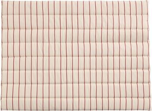 Outdoor Market Sofa Cushion - Beige with red stripe -
