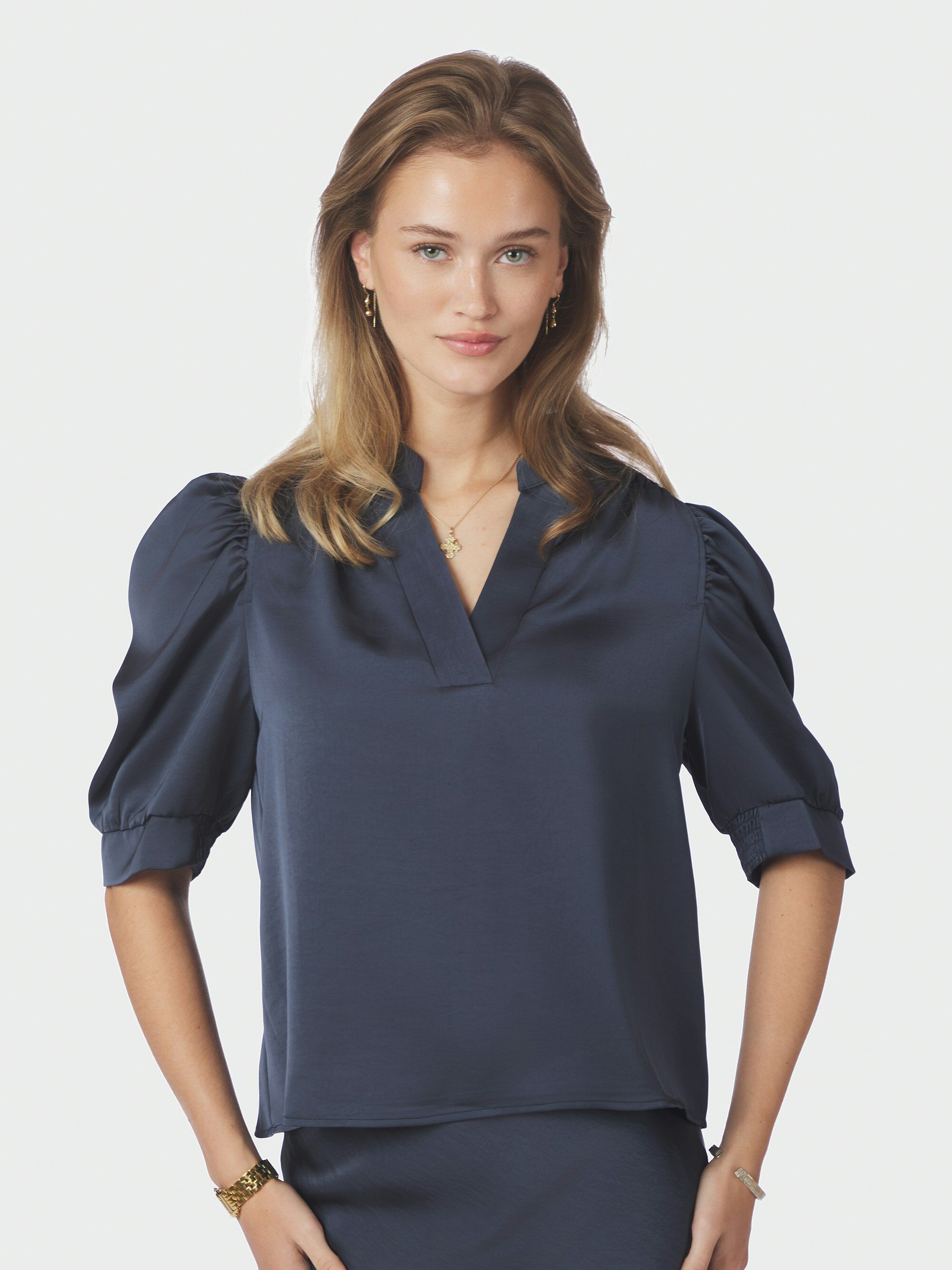 Roella Heavy Sateen Blouse