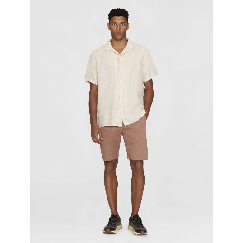 Box short sleeve linen shirt GOTS/Vegan