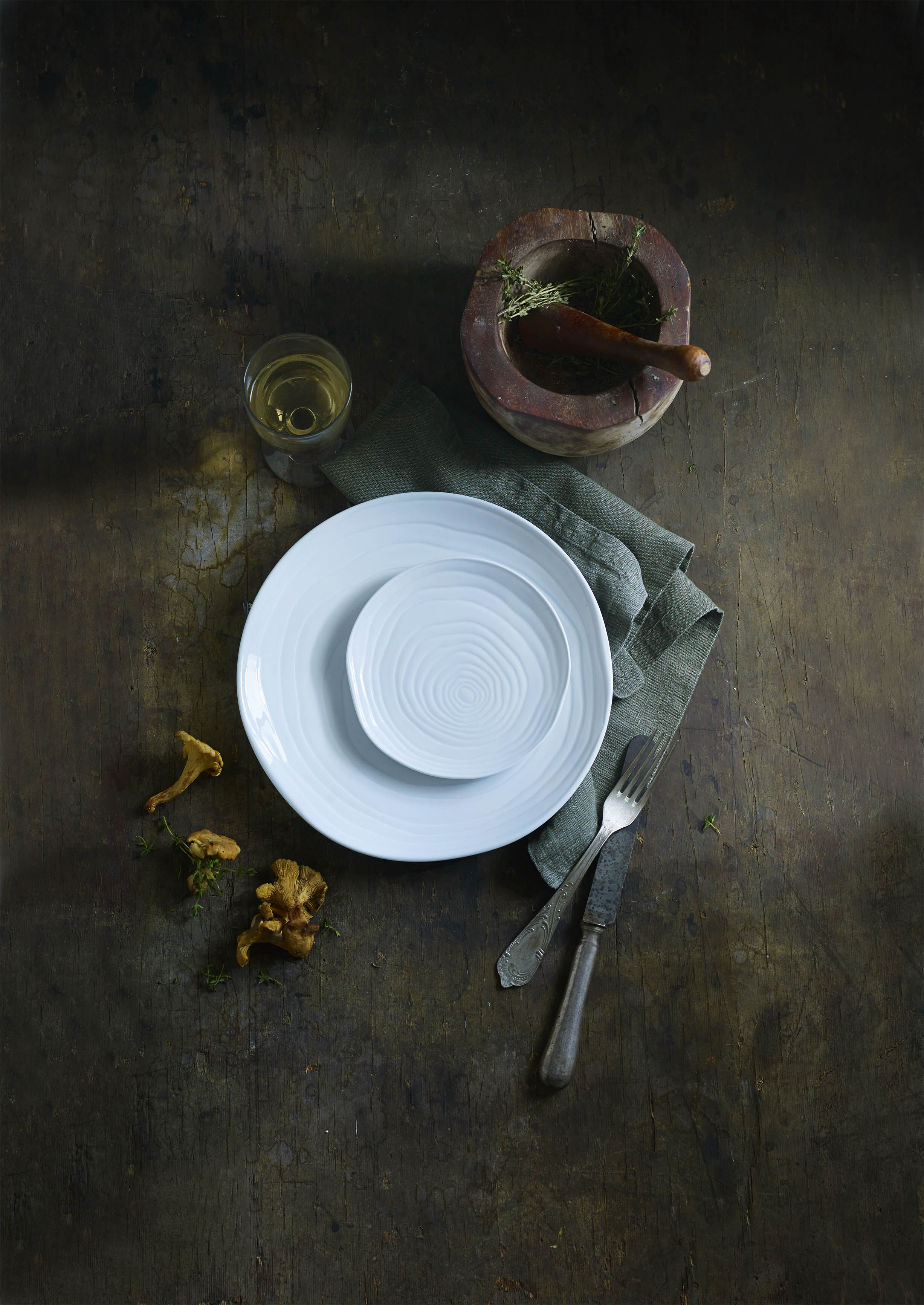 "Tallrik flat Boulogne 16,5 cm Vit"