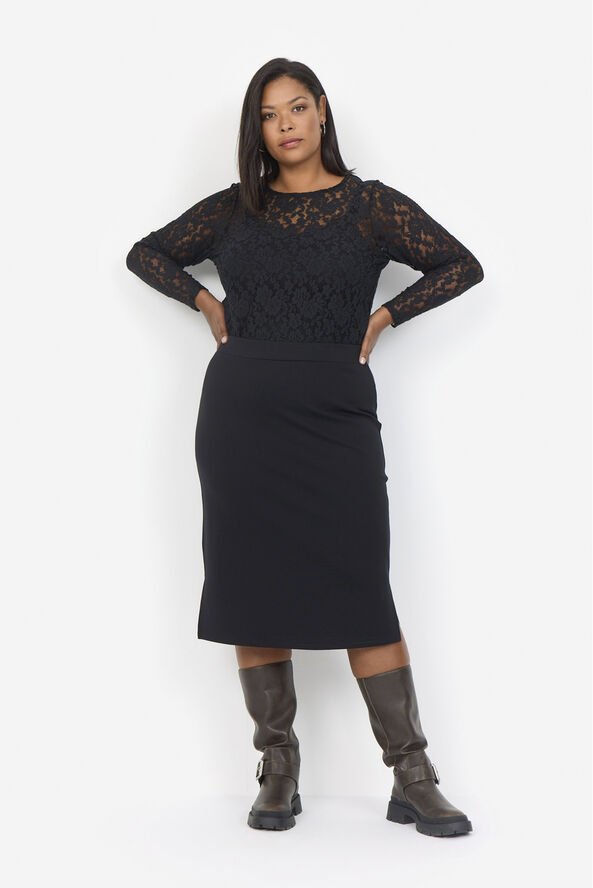 Curvy WA-GRAZIA 2 T-shirt Sort