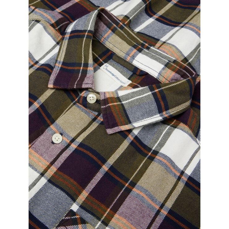 Organic Cotton Checked Flannel Shirt GOTS