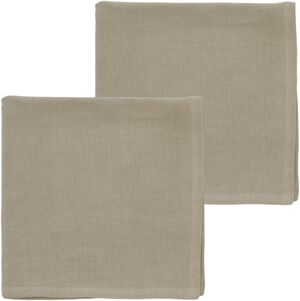 T&oslash;yserviett Pure Linen Earth 2 stk.