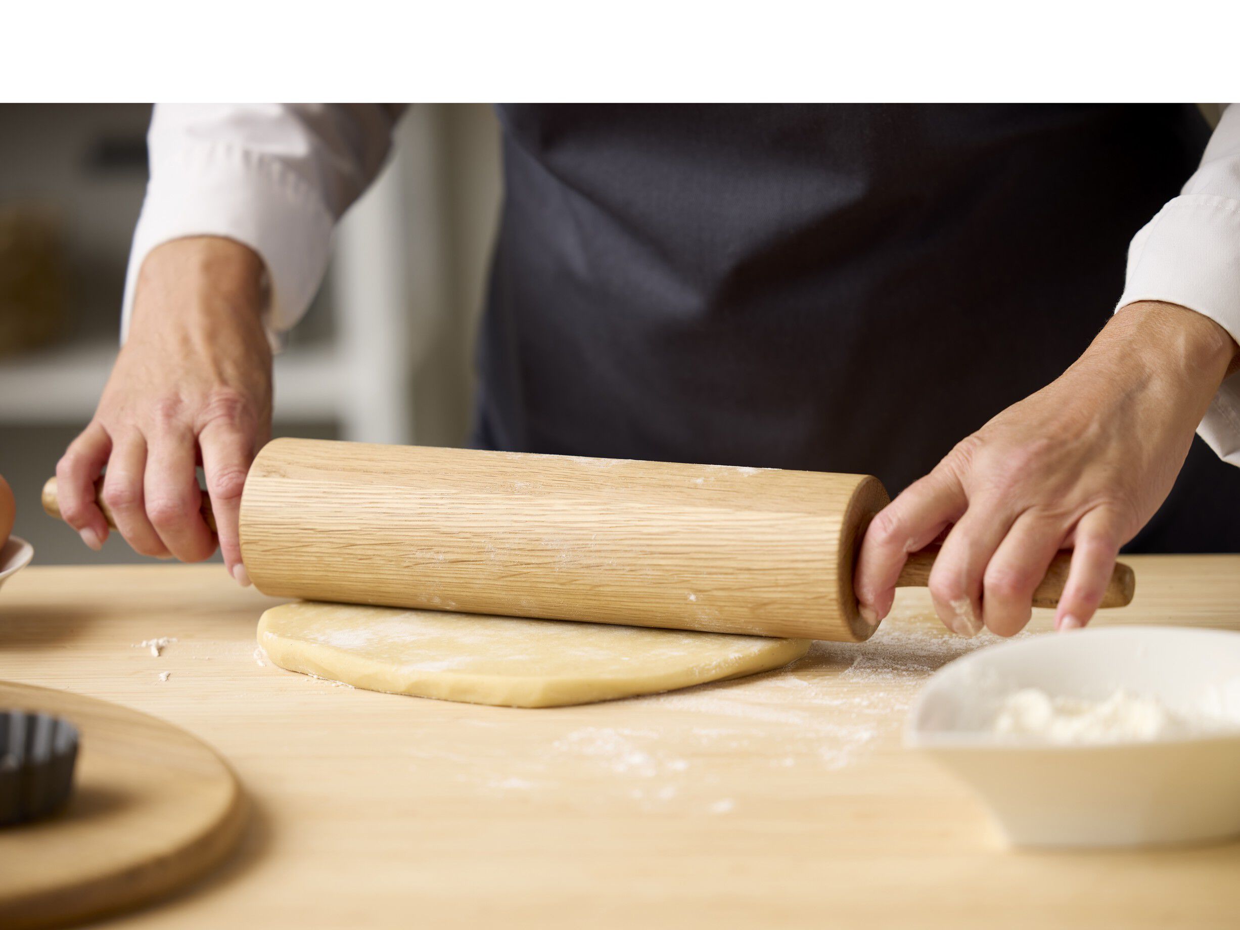 Kjevle med kulelager Eik