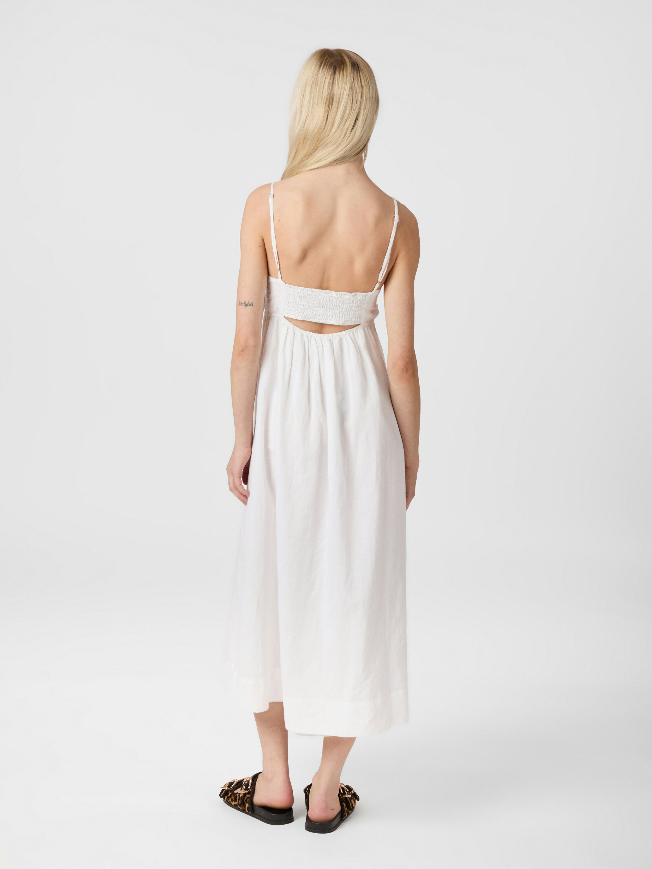 Savani Long Linen Dress
