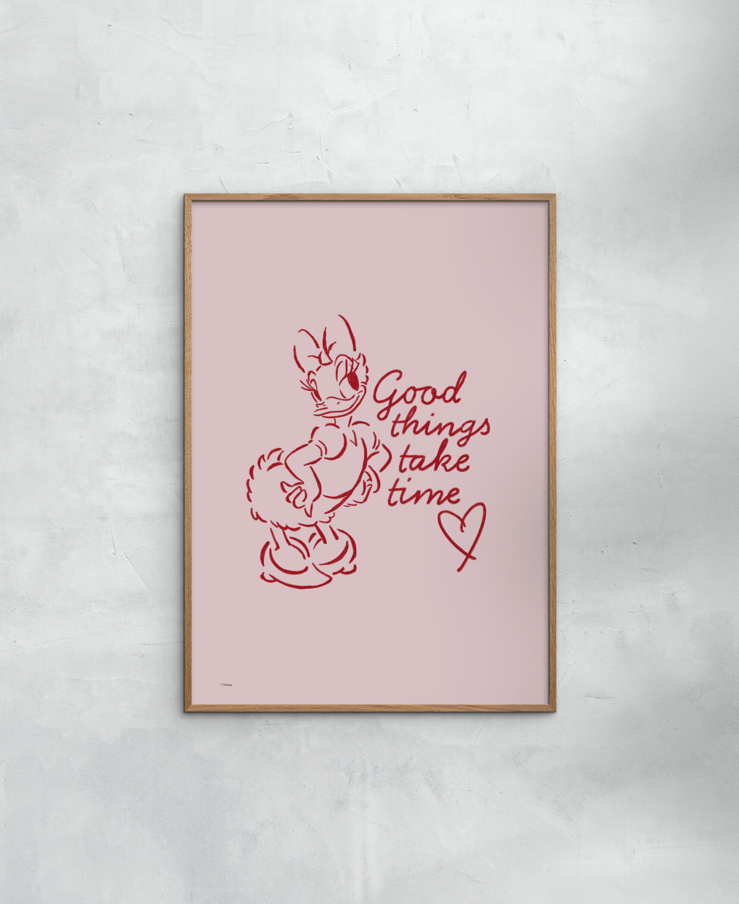 Disney - Good Things Take Time Poster