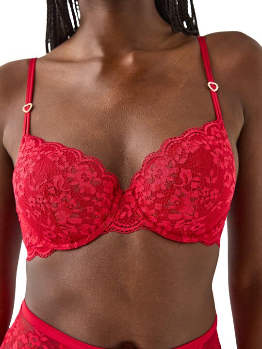 En bekväm t-shirt bh täckt av mjuk