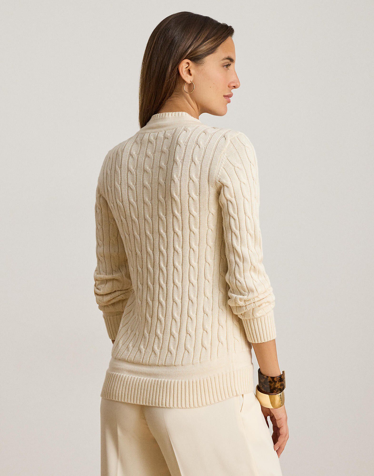 Cable-Knit Cricket Sweater