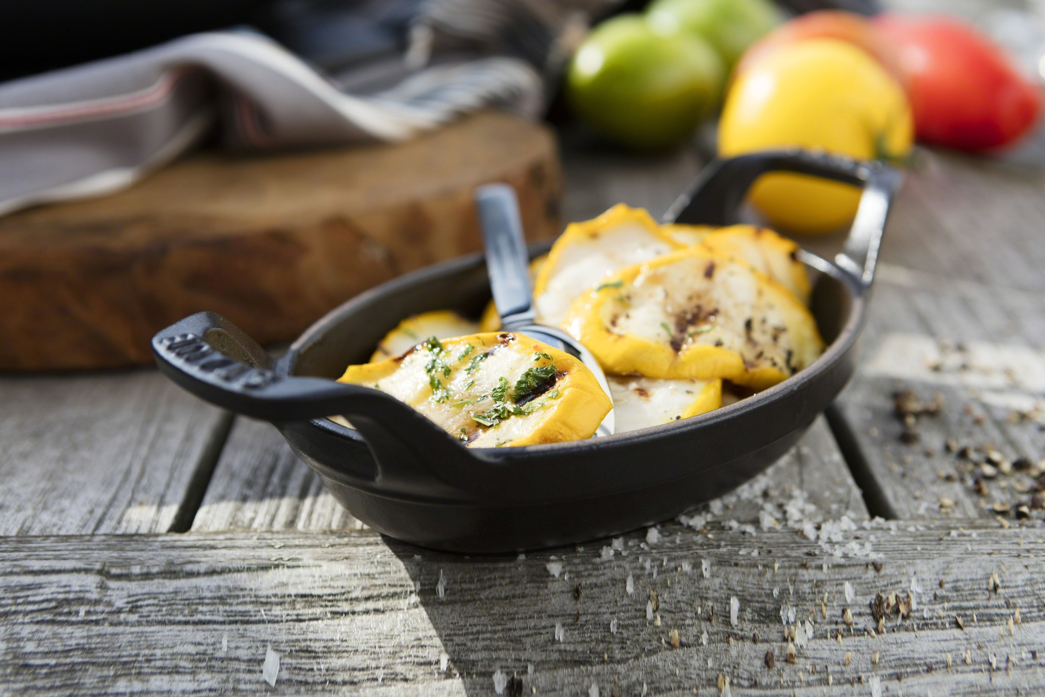 Ovnfad 15 cm Sort Oval St&oslash;bejern