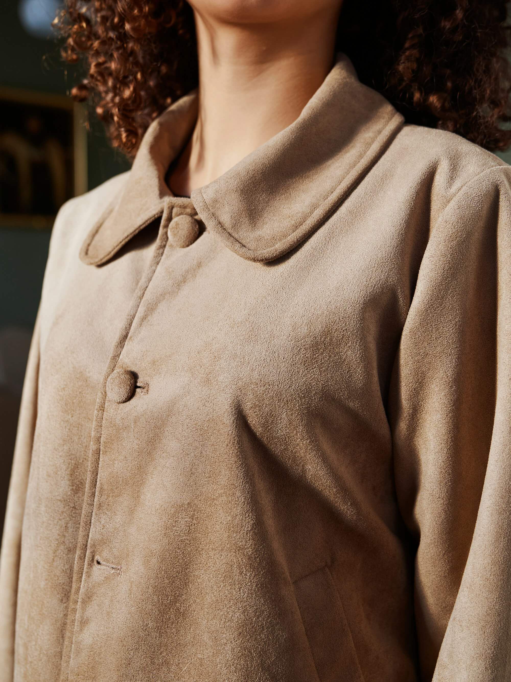 Nilo Faux Suede jacket