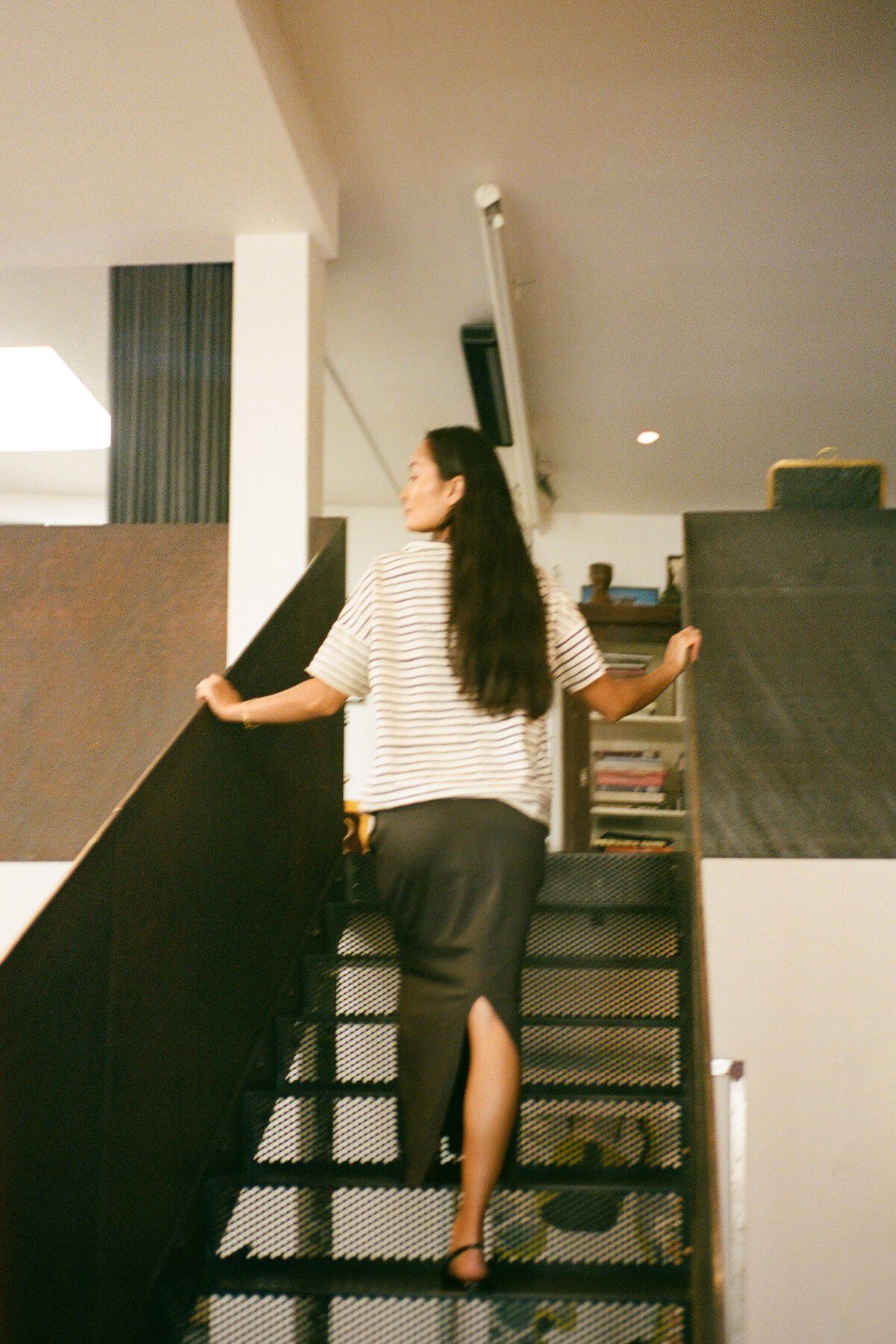 Light stretch long skirt - Hanni