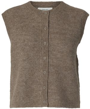 SLFLULU SL BUTTON O-NECK VEST NOOS