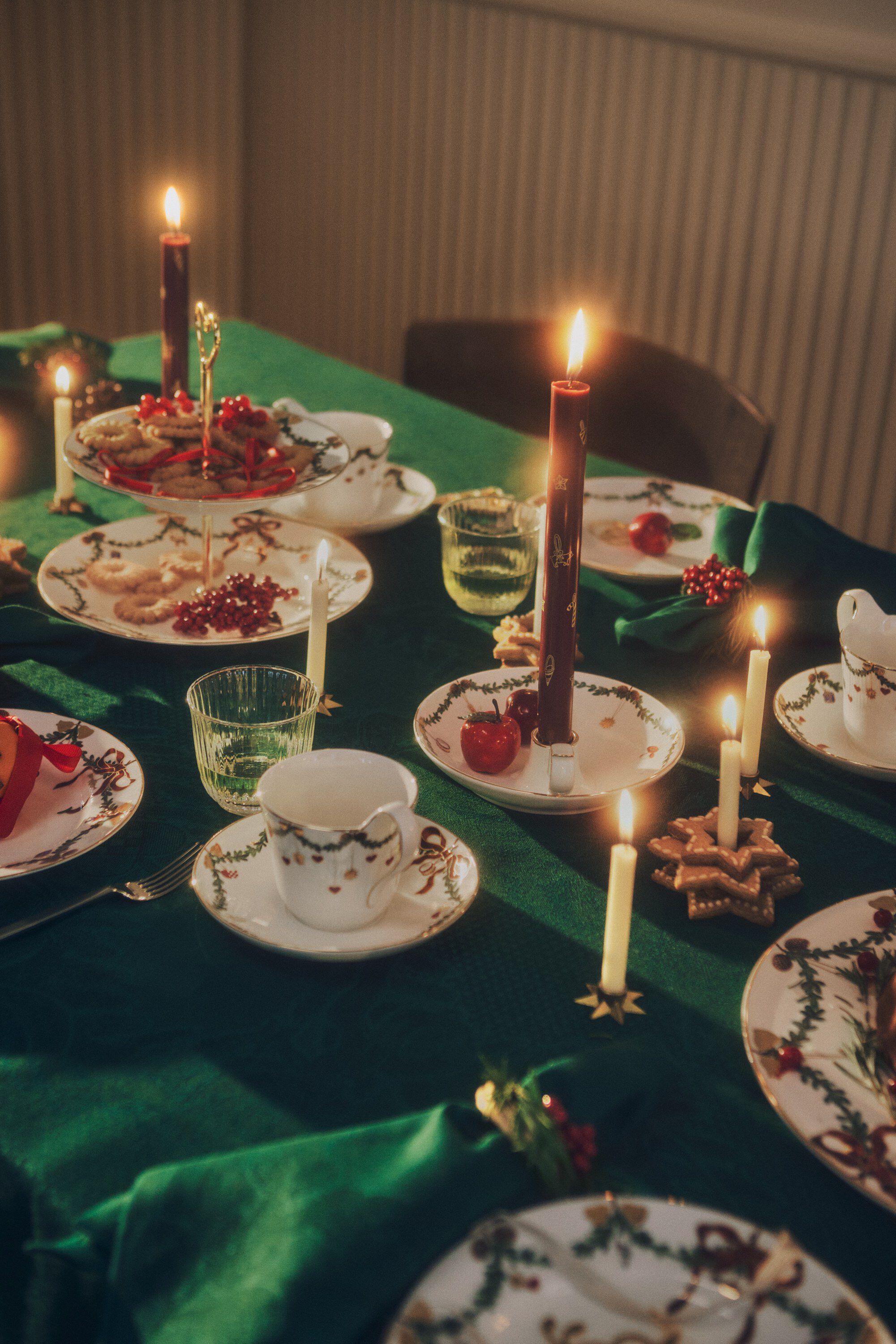 StjerneRiflet serviet gr&oslash;n2stk