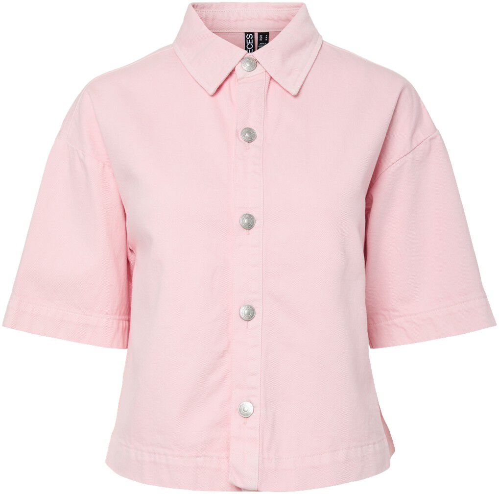 Pcsky Ss A-Shape Denim Top Noos Bc