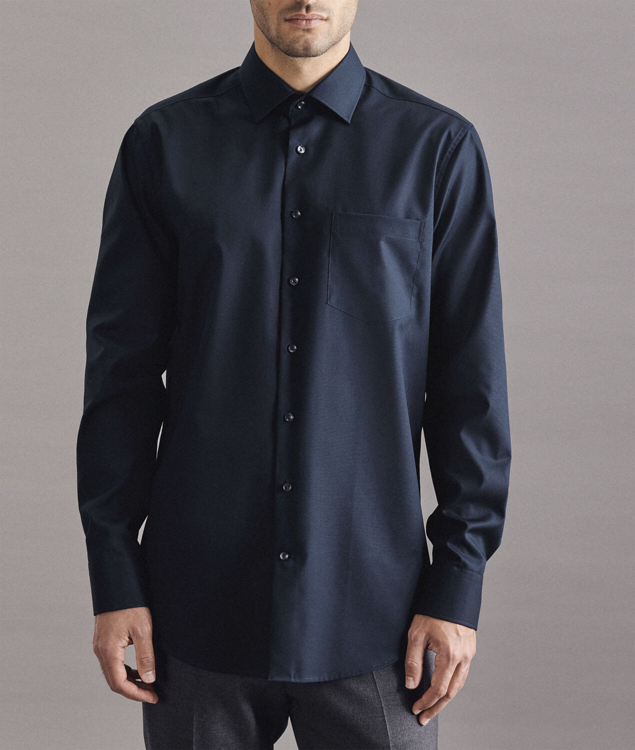 Business Shirt Regular Long sleeve Kent-Collar Uni