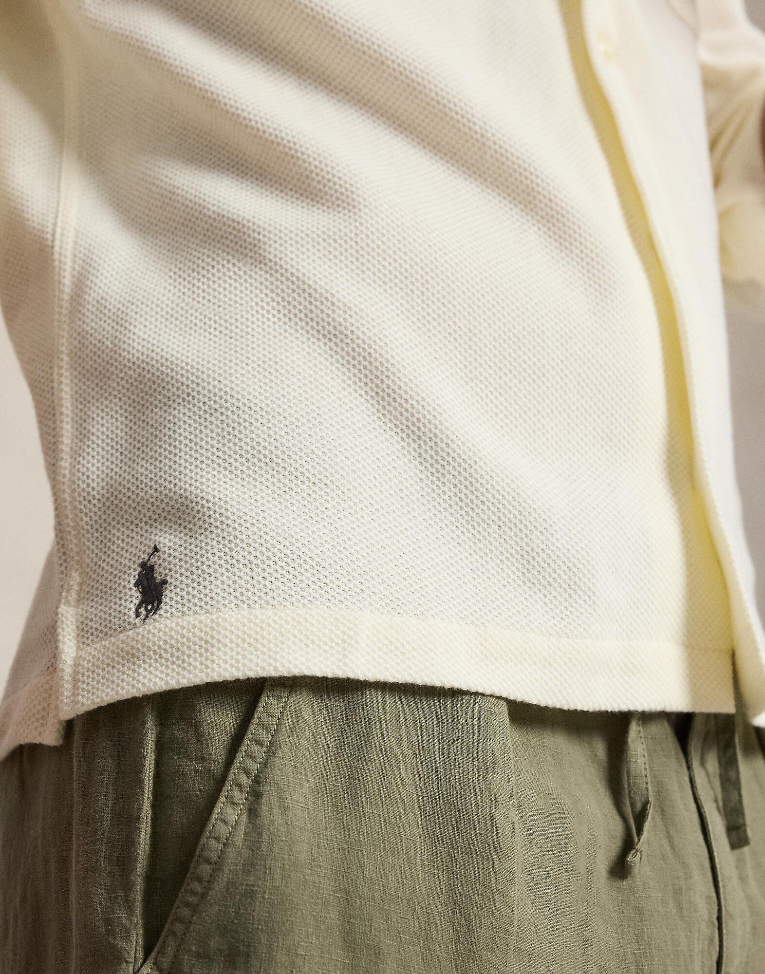 Standard Fit Honeycomb-Mesh Camp Shirt