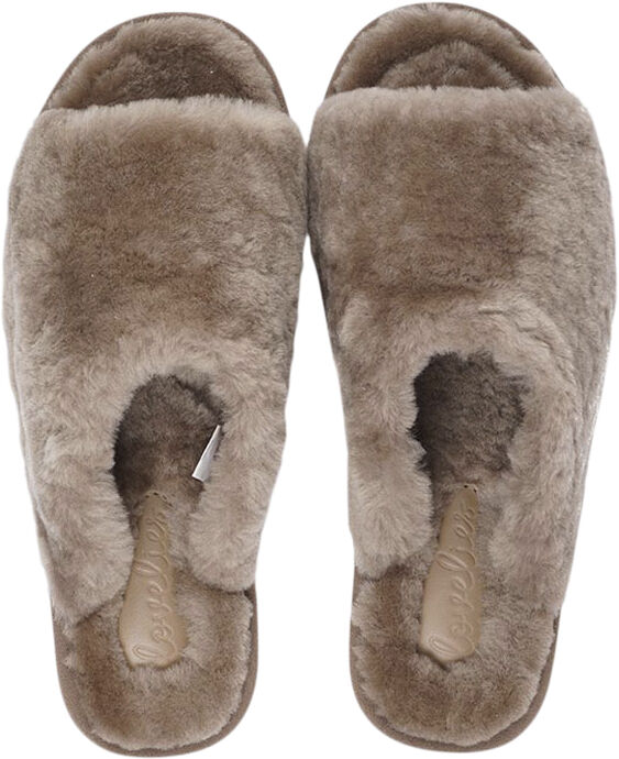 KVINA - OPEN SHEARLING SLIPPER