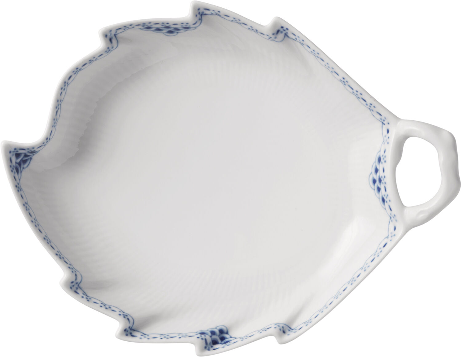 Prinsesse bladformet asiet 23 cm