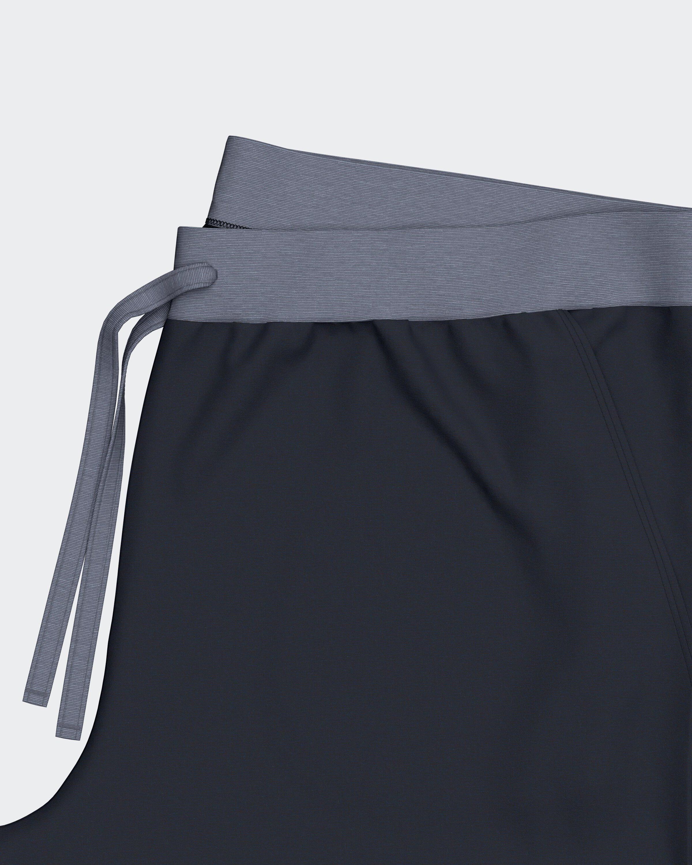 Pyjamas med rund hals, korte &aelig;rmer og shorts