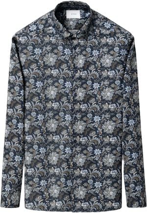 Floral Print Signature Twill Shirt