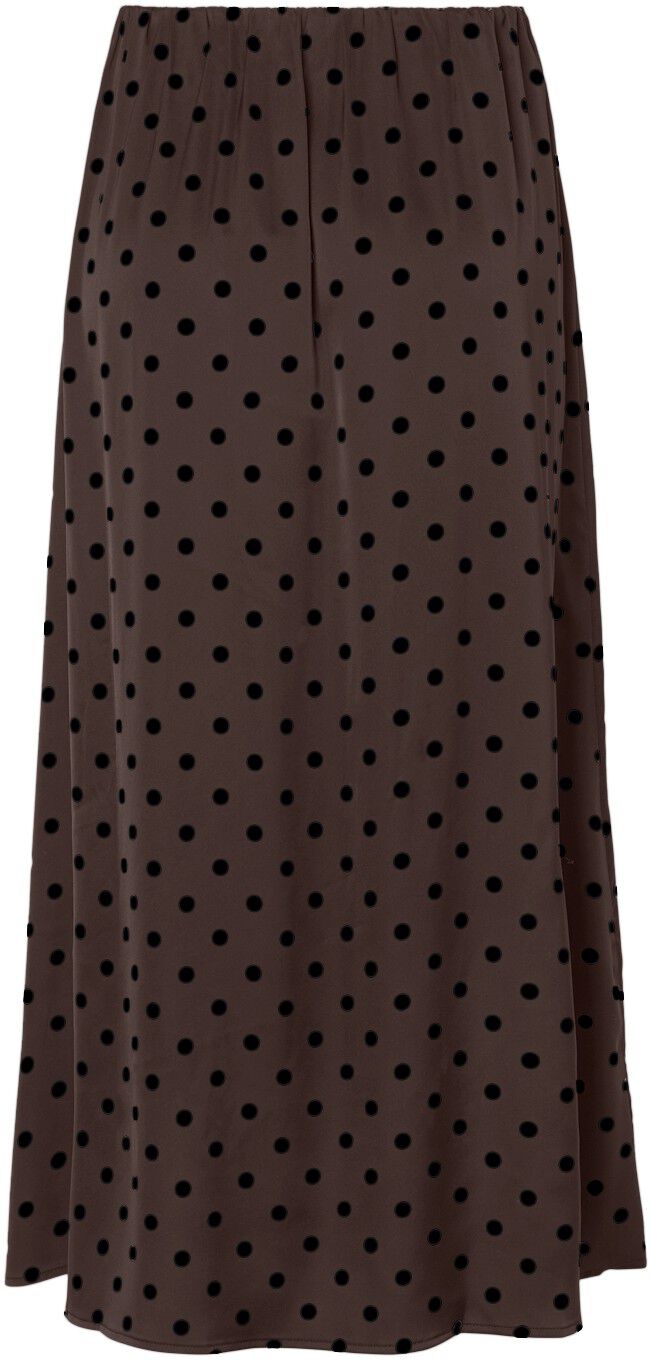 PCJYTTA HW ANKLE SATIN SKIRT WVN D2