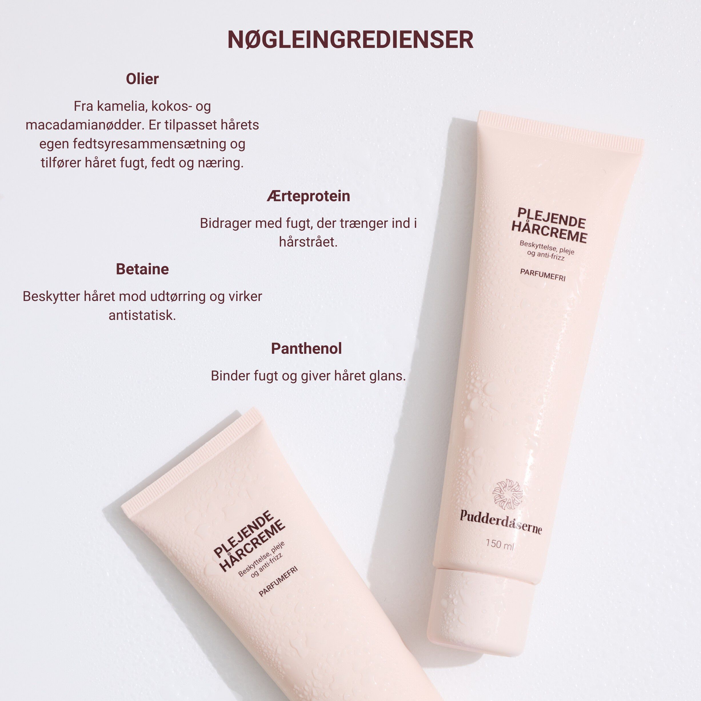 Pudderd&aring;serne Plejende h&aring;rcreme