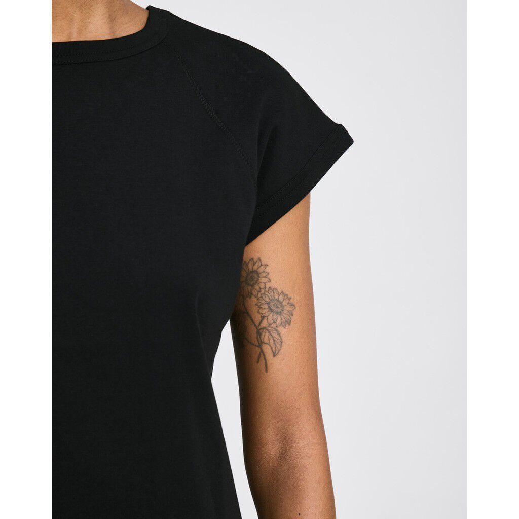 Malou S/S Cotton 1x1 Rib Tee GOTS