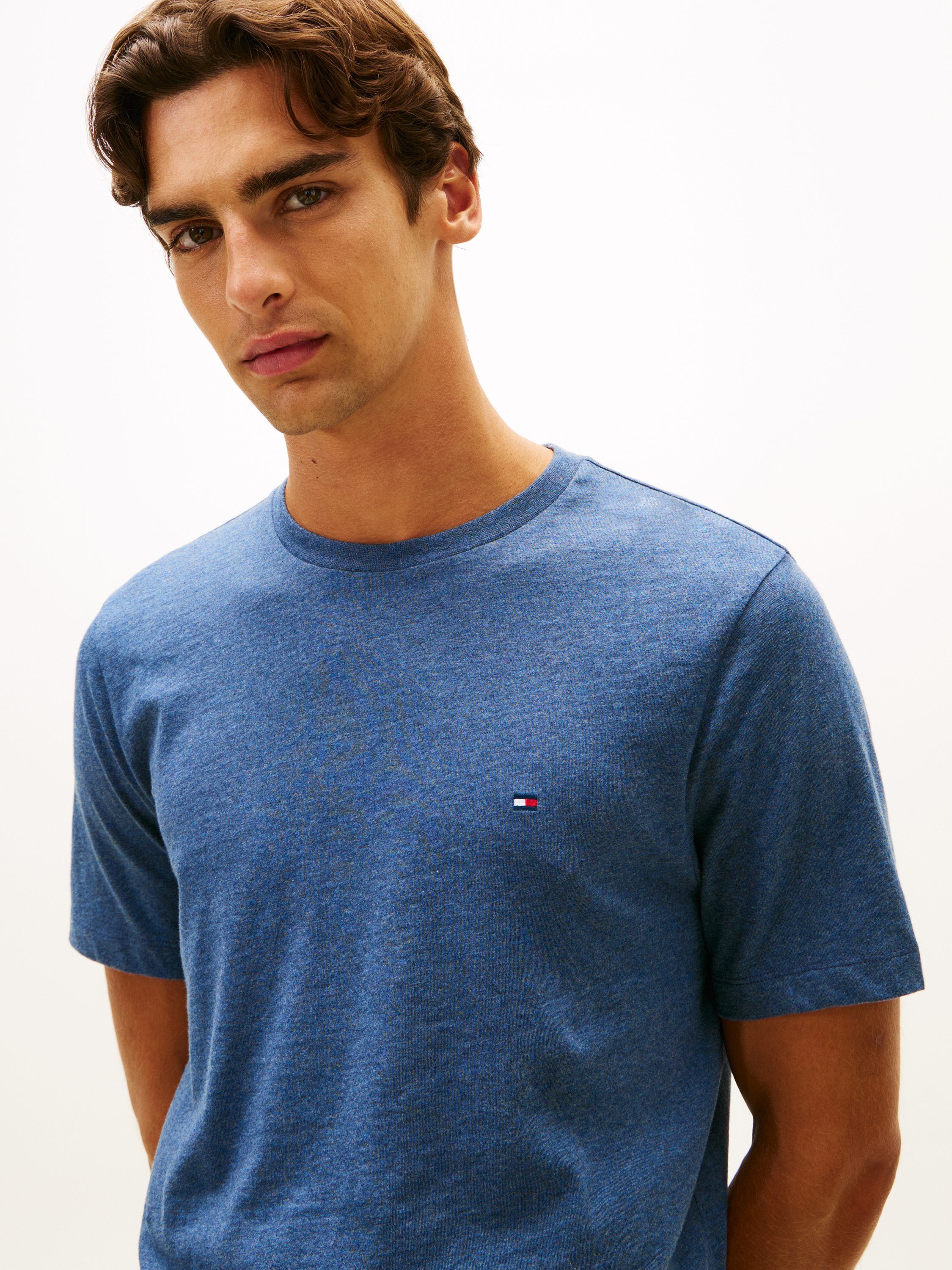 ESSENTIAL REG FIT HEATHER TEE