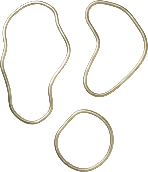 Pond Trivets - Set of 3 - Brass
